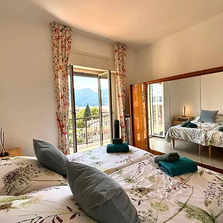 In The Center With Panoramic View Over The And Apartment Verbania