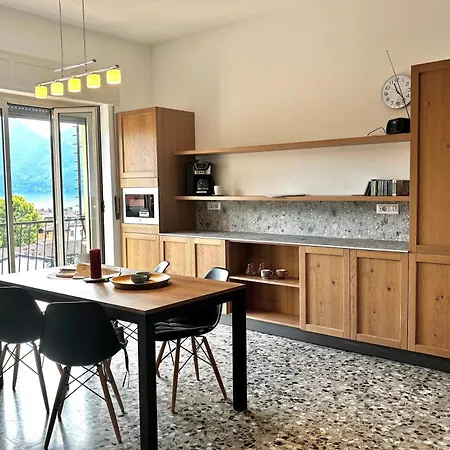 In The Center With Panoramic View Over The And Apartment Verbania