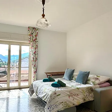 In The Center With Panoramic View Over The And Apartment Verbania